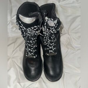 Harley Davidson men’s  size 9 1/2 riding boots with reflective heel